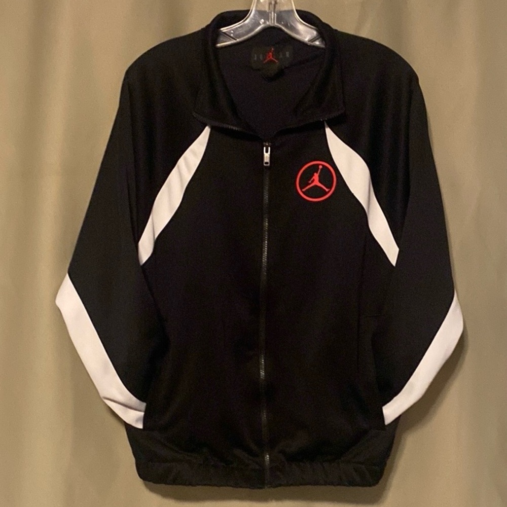 Jordan Sport DNA HBR Track Jacket Infrared /Black/White Mens size Small